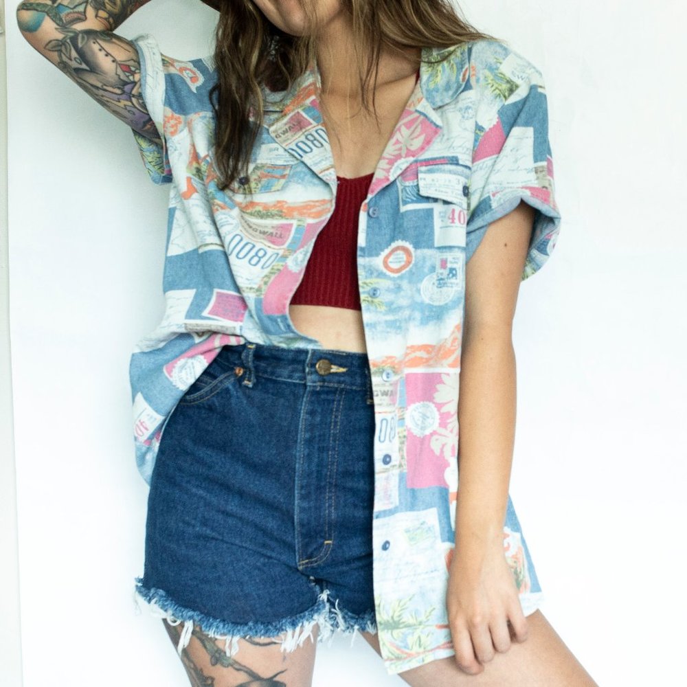 Vintage Sag Harbor Button Down Shirt